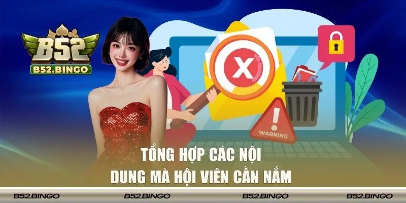 Tổng hợp các nội dung mà hội viên cần nắm 